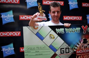 Giulio Morini vincitore torneo monopoly